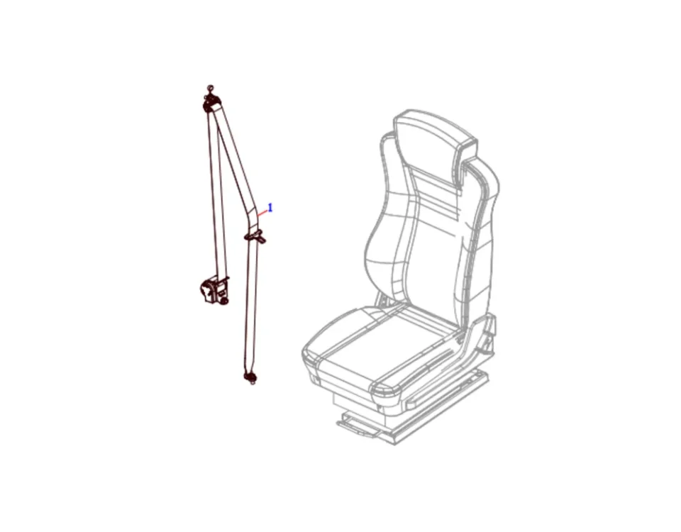 Блок логики ремня безопасности