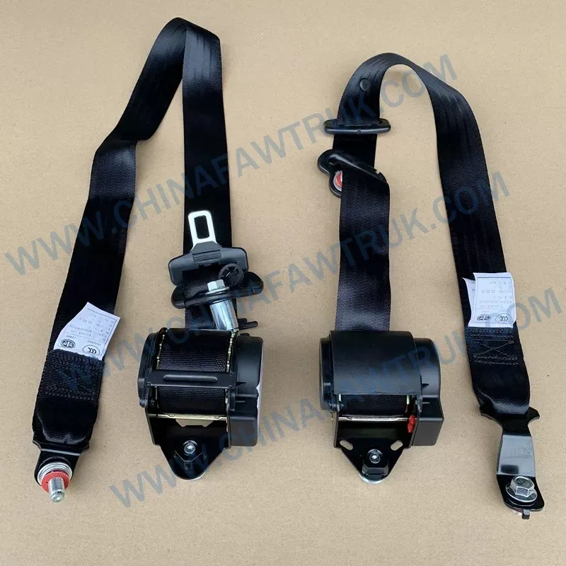 Seat belts, driver and passenger seat retractors, seat belt buckle socket1