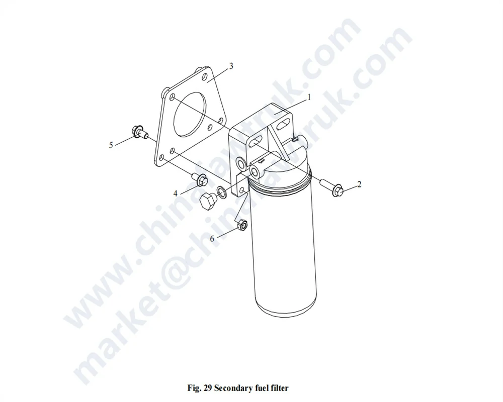 Вторичный топливный фильтр Faw Truck