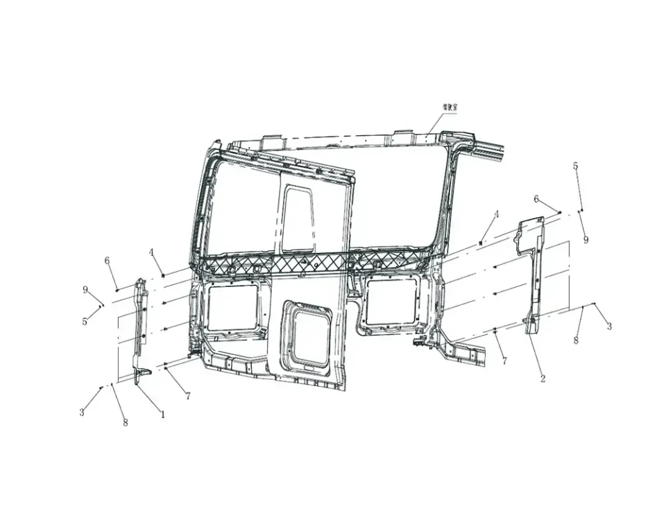 الجزء العلوي من الشريط الزخرفي FAW J7