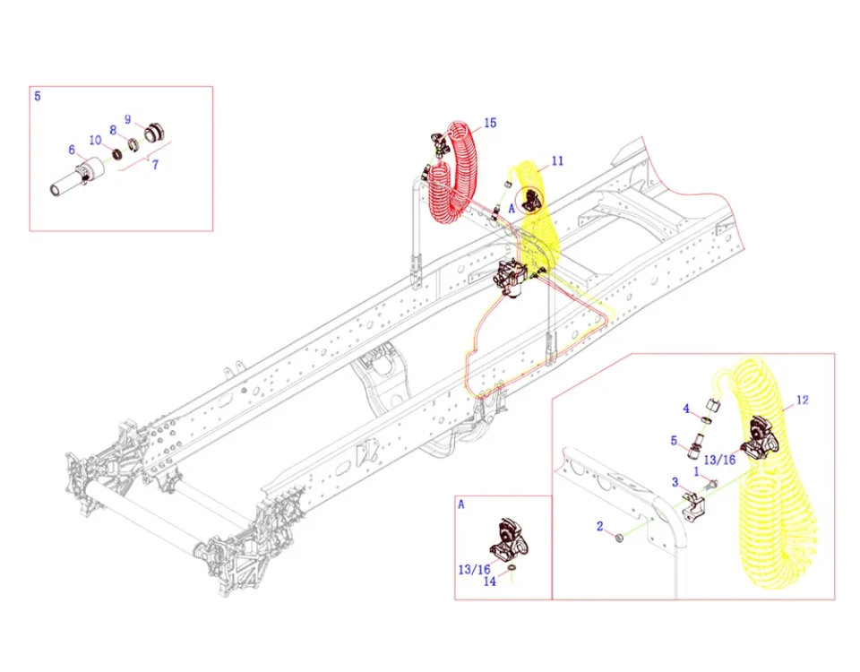 مفتاح إطلاق مقطورة & مجموعة الموصل