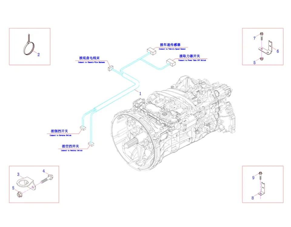 Ассамблея логики жгута трансмиссии