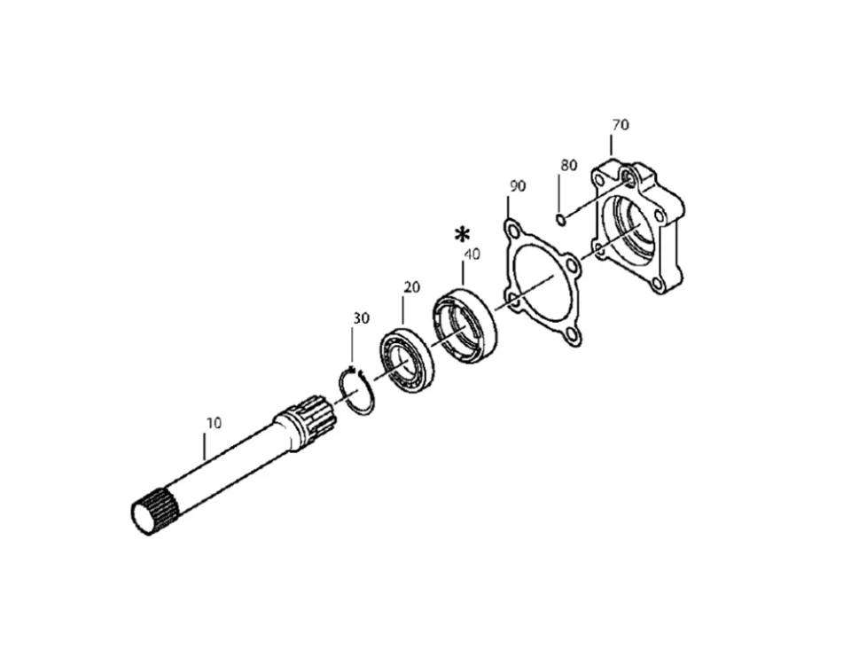 Transmisión con conectores de ensamblaje de retardador