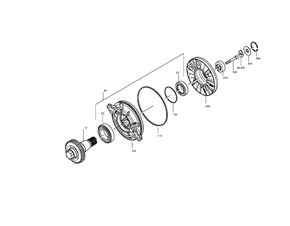 Transmissão com retardador assembly-retarder