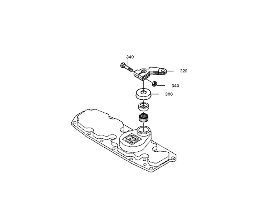 انتقال مع مجموعة مثبطات- Selector Lever