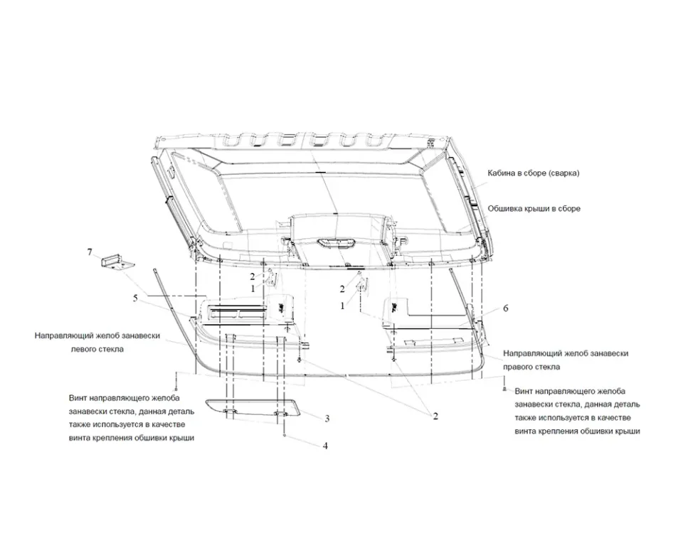 مكونات المقصورة العلوية (ثانيا) (مع DVR)