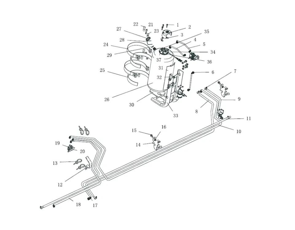 Urea supply system FAW J7