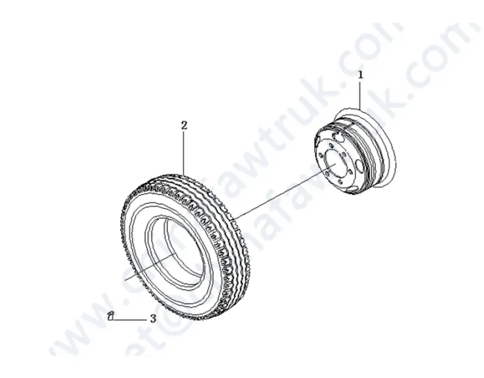 عجلات وإطارات FAW JH6