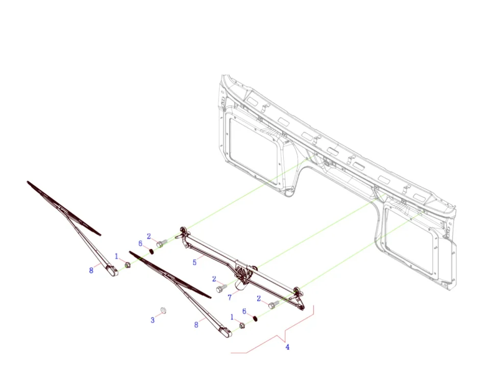 Стеклоочиститель в сборе