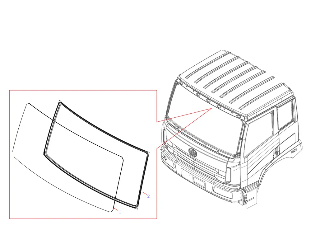 Wiper Module(FAW J5 Truck Parts)-100% guarantee of authenticity