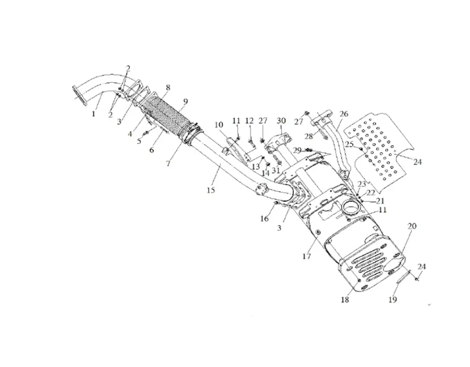Выхлопная система FAW J6