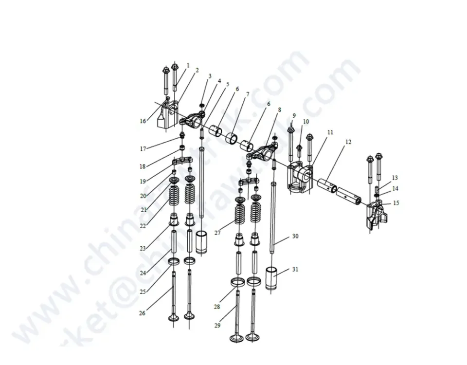 Sistema de distribución de gas FAW J5