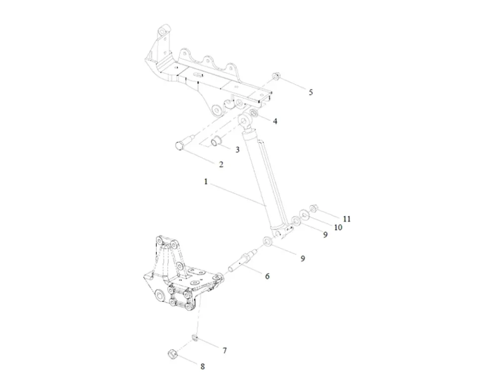 دعم المقصورة الهيدروليكية (أنا) فاو J6