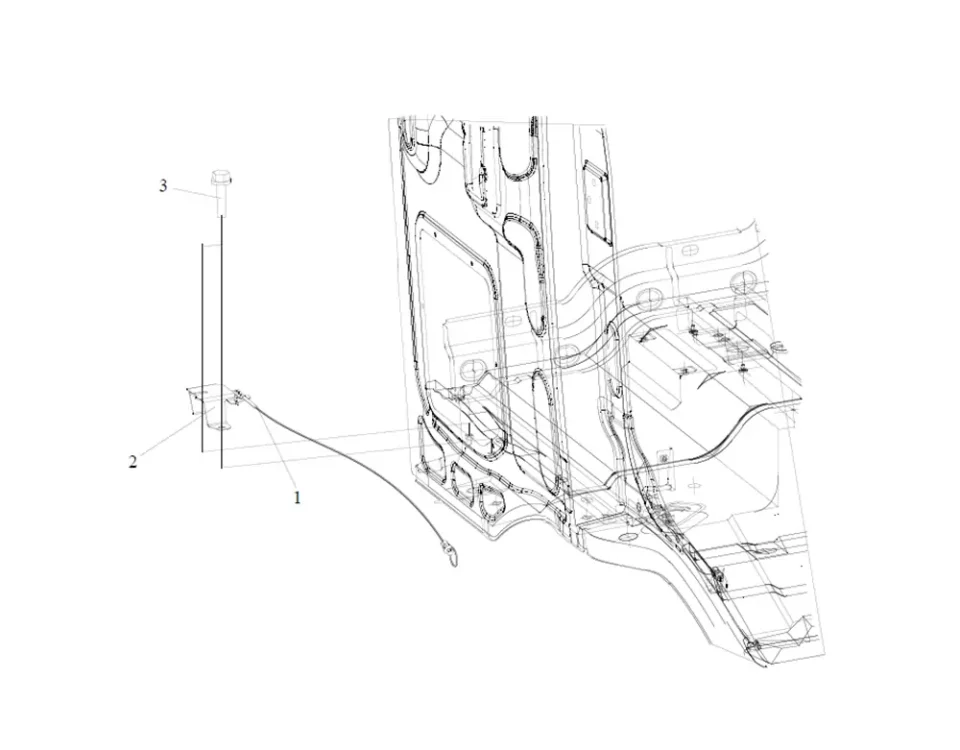 قلعة صندوق مفيدة مع كابل FAW J6