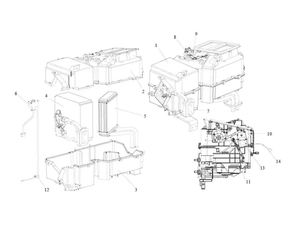 المبخر والمبرد الجمعية FAW J6