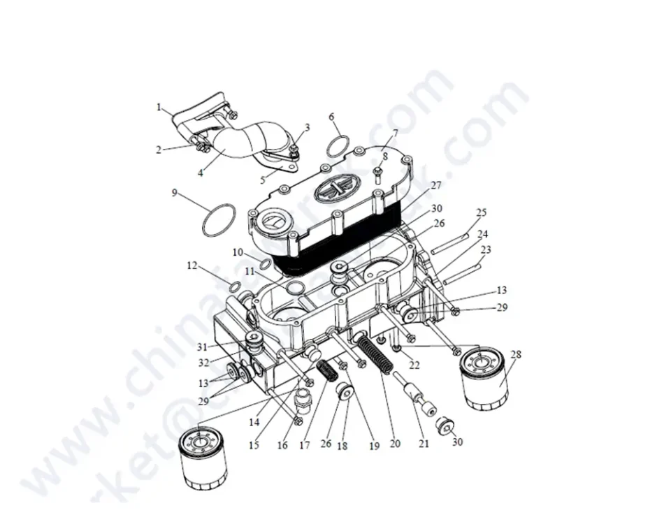 Enfriador de aceite FAW J5
