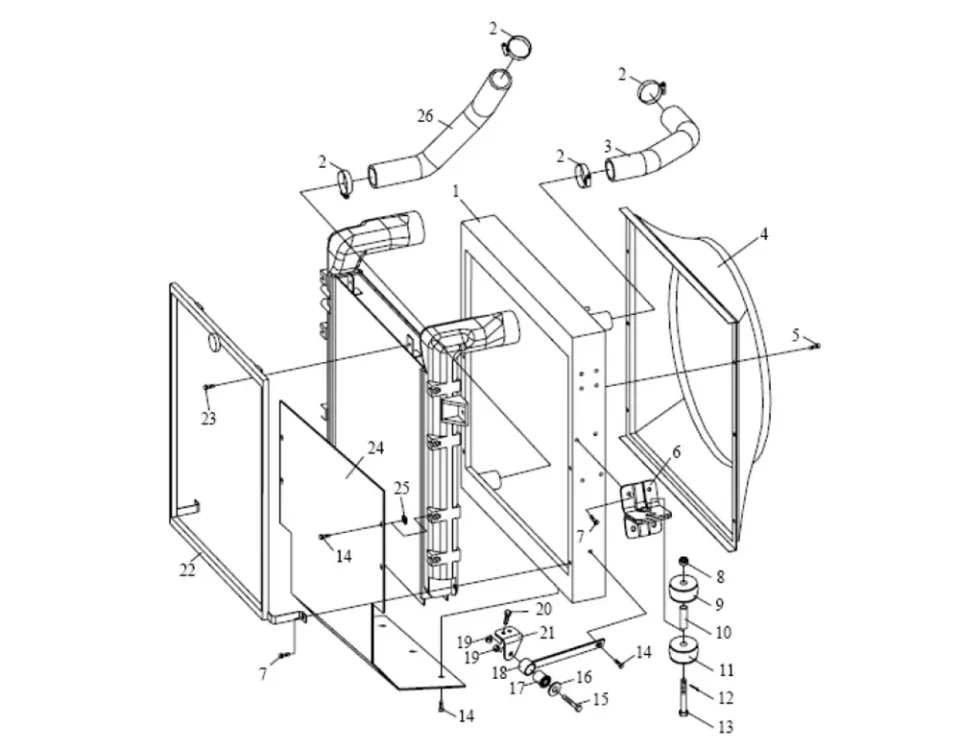 نظام التبريد FAW J5
