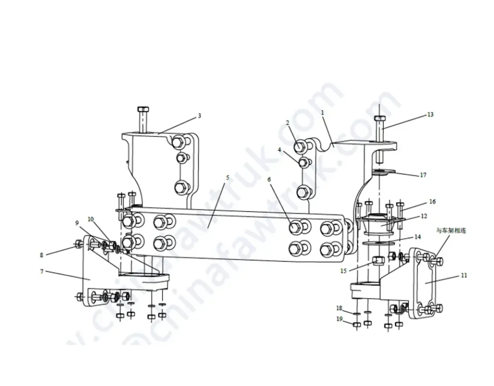 Faw faw faw J5 التعليق الأمامي