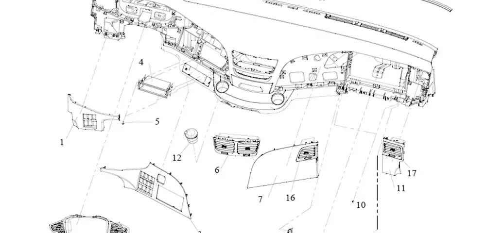 Tableau de bord (I-Panneau d'appareil (IV) FAWJ6