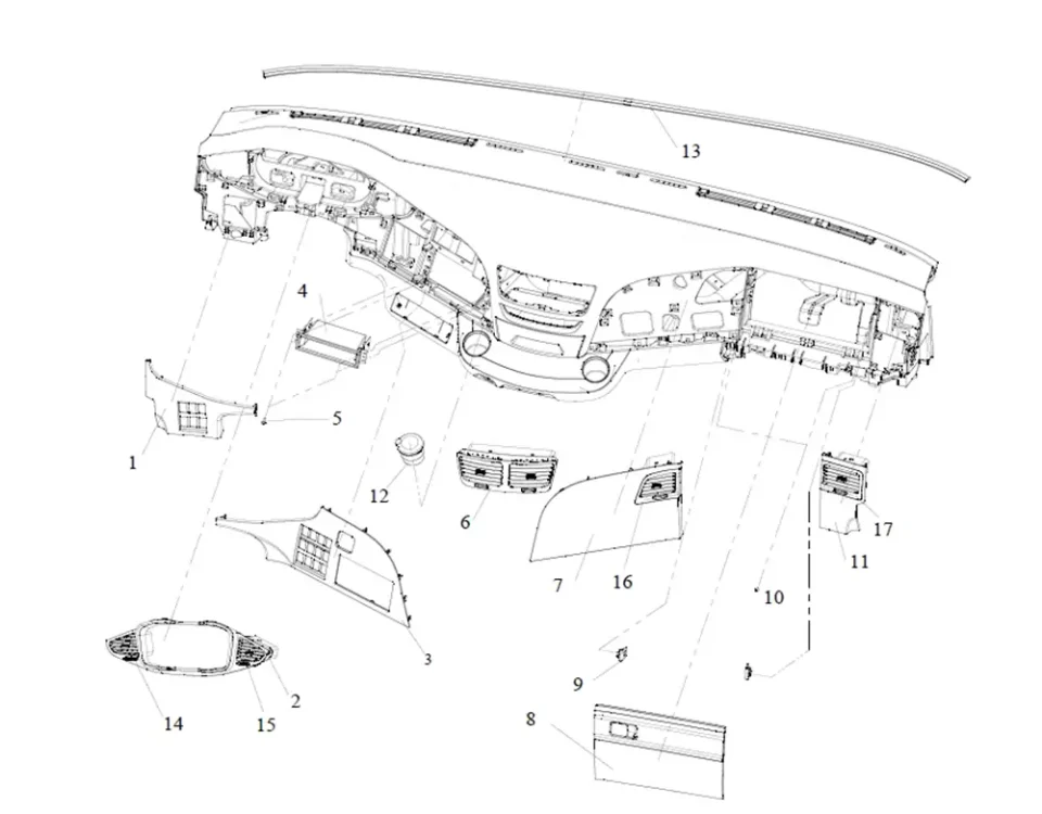 Painel (Painel de aplicativo (4) FAW J6