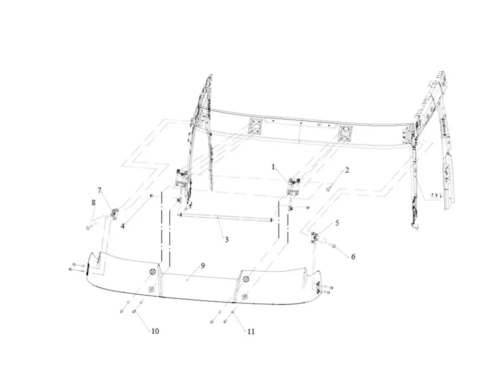 بخاخ مضاد للونر من السقف FAW J6