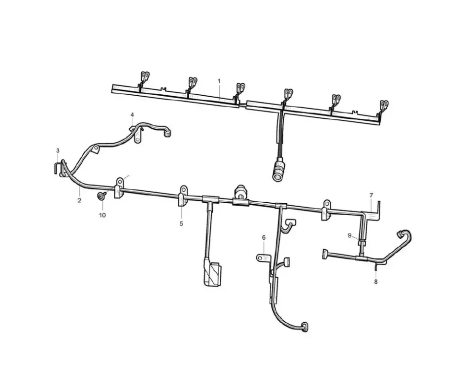 Junta de cables del motor FAW J6