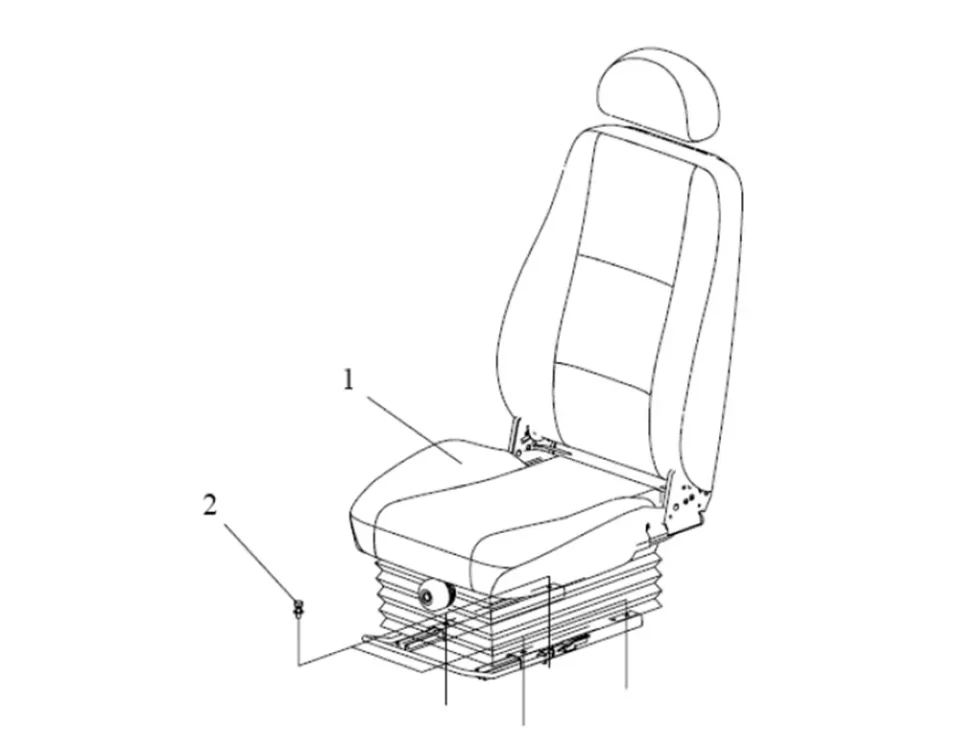 مقعد سائق FAW J5