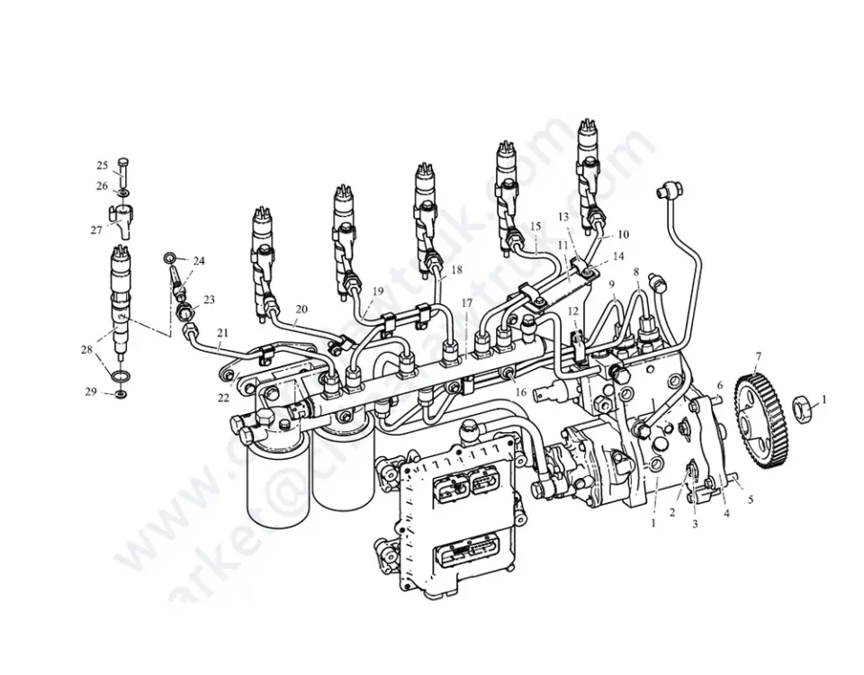 Système d'alimentation en carburant FAW J5