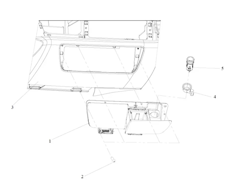 مكونات منفضة سجائر FAW J6