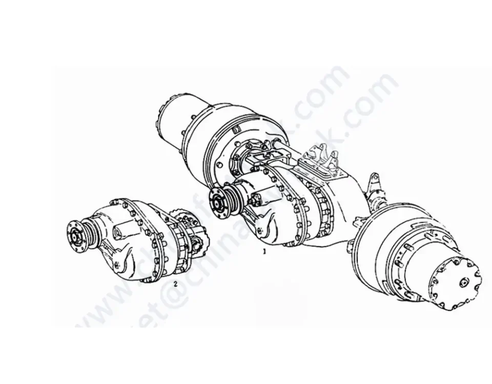 Средний мост FAW J5