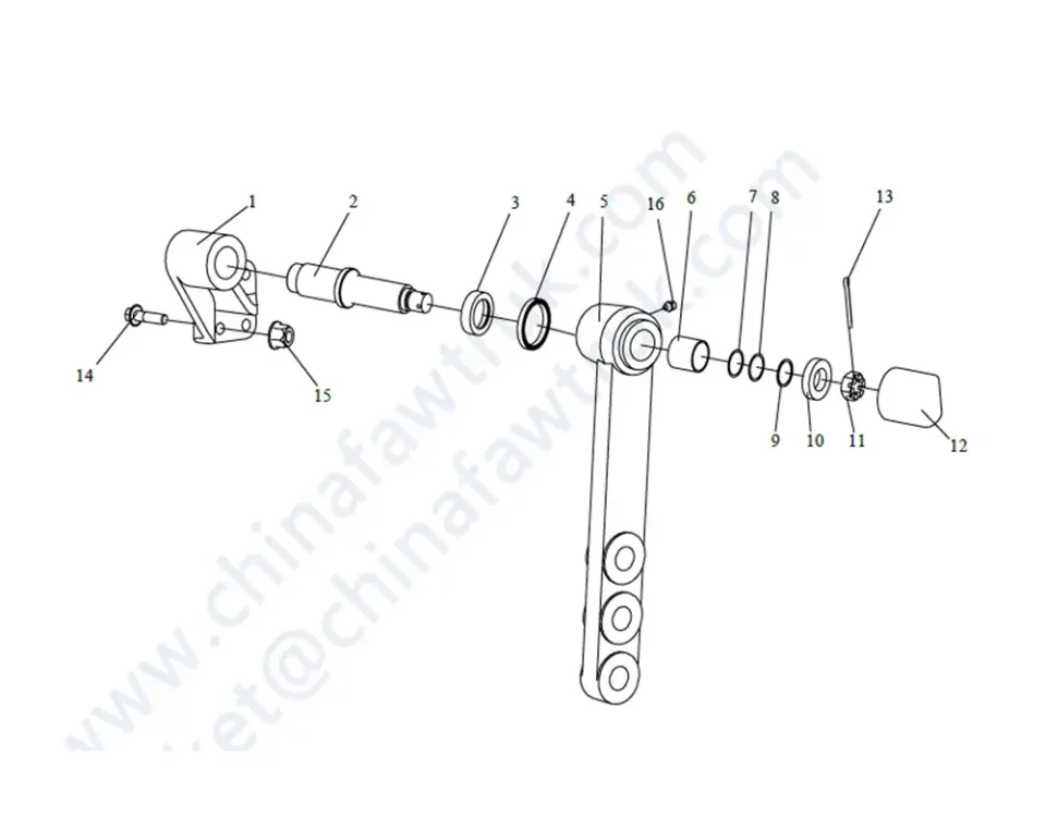 نجم الرافعة الأوسط التوجيهية والرافعة المتوسطة التوجيه رافعة فاو J5