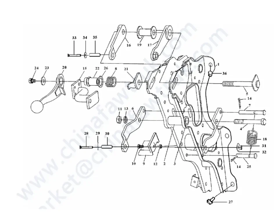 دعامة عمود التوجيه FAW J5
