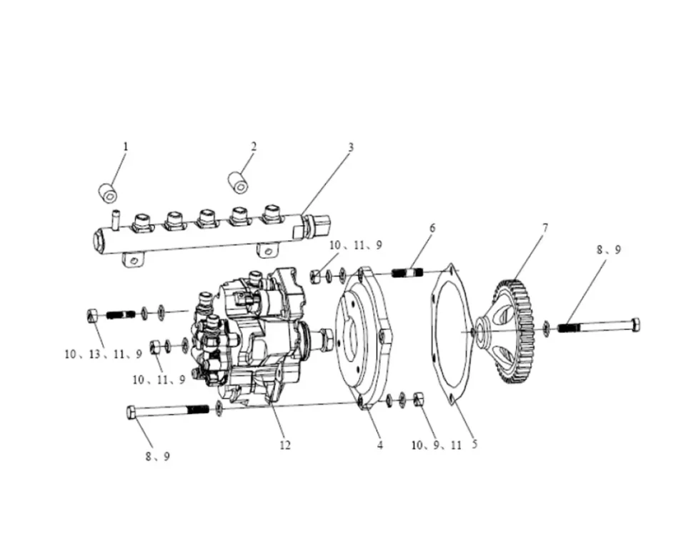 Bomba de combustível FAW J5