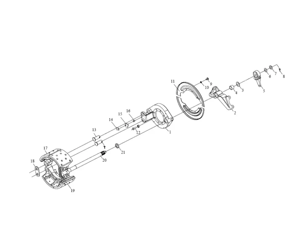 فرامل العجلات الخلفية FAW J5