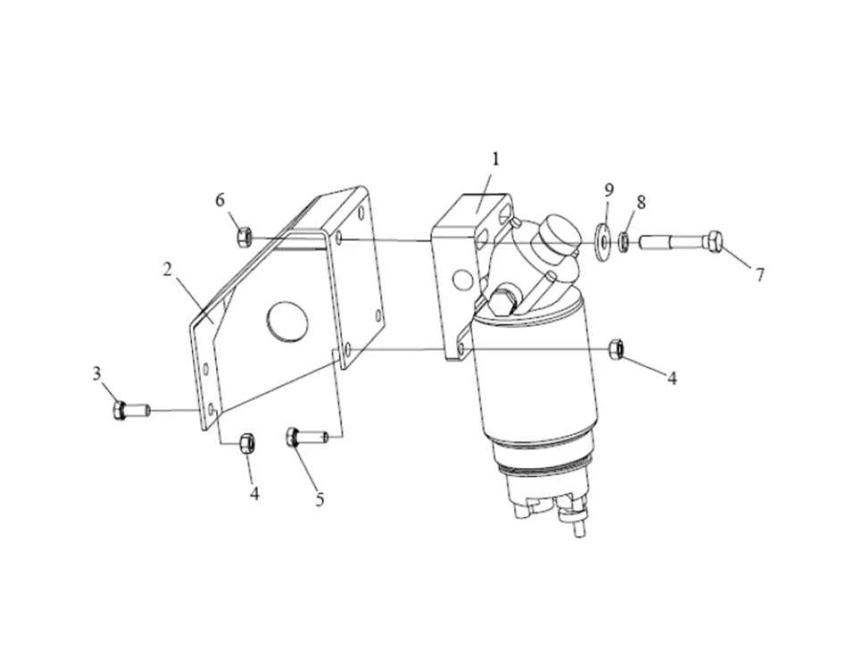 FAW de filtro de combustível J5
