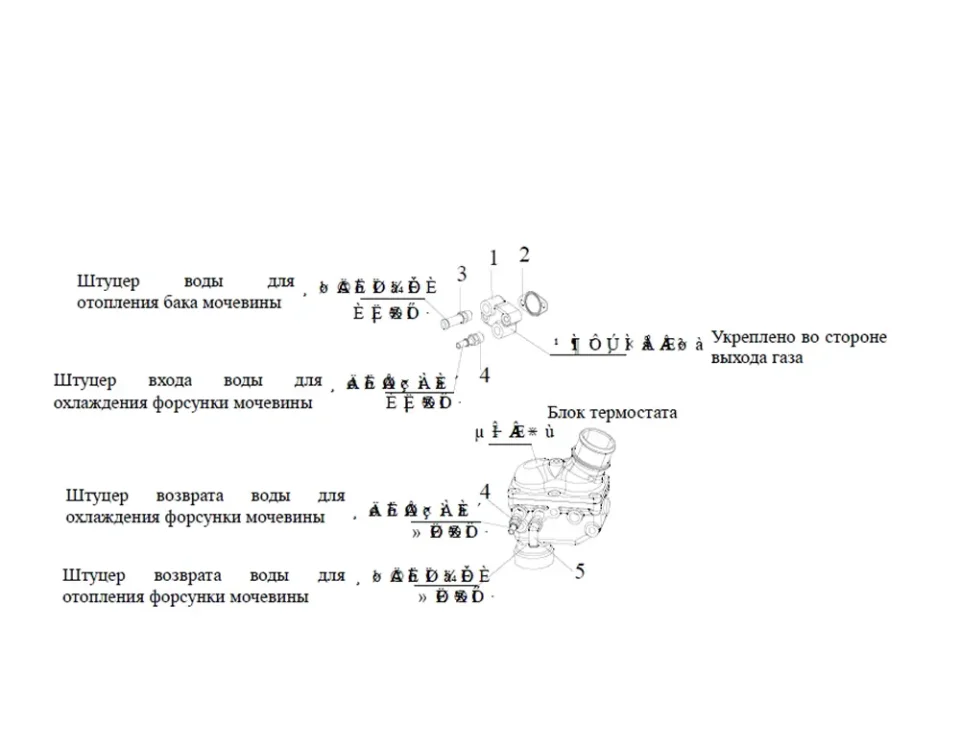 خطوط أنابيب المياه الخلفية والدورة الدموية FAW J6