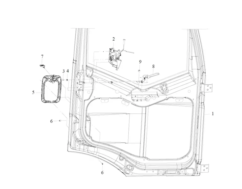 أقفال الباب الكهربائي FAW J6